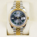 ROLX Datejust GreyGold Romain Acier inoxydable Quartz M126233