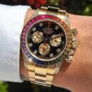 ROLEX Daytona Cosmograph GOLD RAINBOW DIAMOND Automatique 116598RBOW