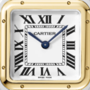 Cartier Panthere Pour Femmes Doré CadranBlanc WGPN0009