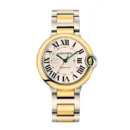 Cartier Ballon Bleu Pour Femmes Doré Argente CadranBlanc CRW2BB0038