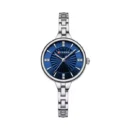 Curren Original Pour Femmes Quartz Argenté CadranBlue 9097B