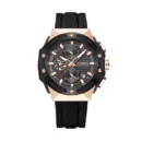 Curren Original Pour Hommes Chronographe Noir CadranNoir 846258